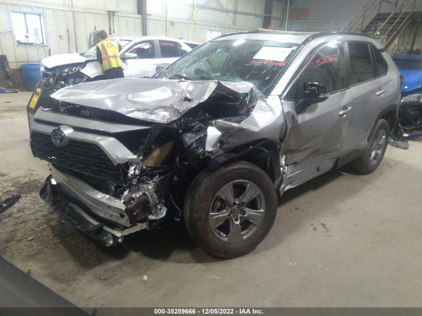2022 TOYOTA RAV4 HYBRID XLE VIN: 2T3RWRFV7NW136982
