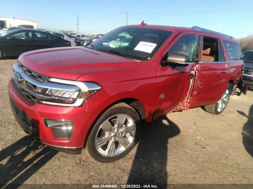 2022 FORD EXPEDITION MAX KING RANCH VIN: 1FMJK1PT3NEA54788