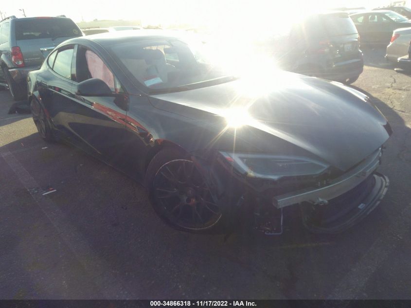2022 TESLA MODEL S PLAID VIN: 5YJSA1E68NF479382