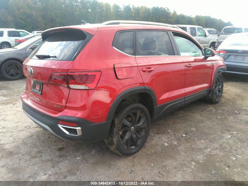 2022 VOLKSWAGEN TAOS SE VIN: 3VVPX7B2XNM050850