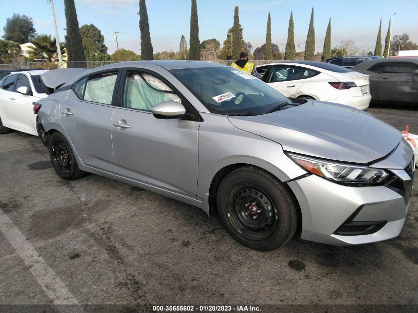 2022 NISSAN SENTRA S VIN: 3N1AB8BV9NY282581