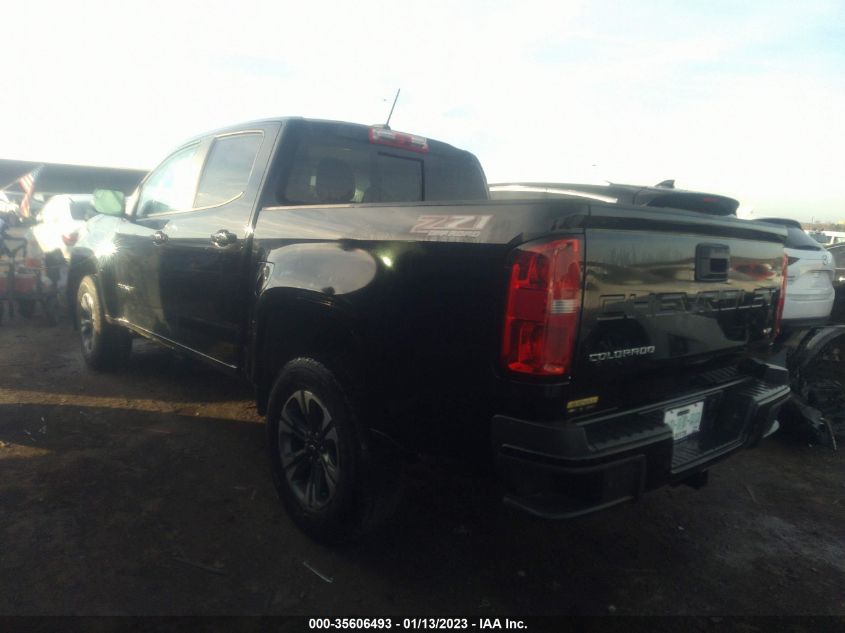 2021 CHEVROLET COLORADO 4WD Z71 VIN: 1GCGTDEN4M1102127