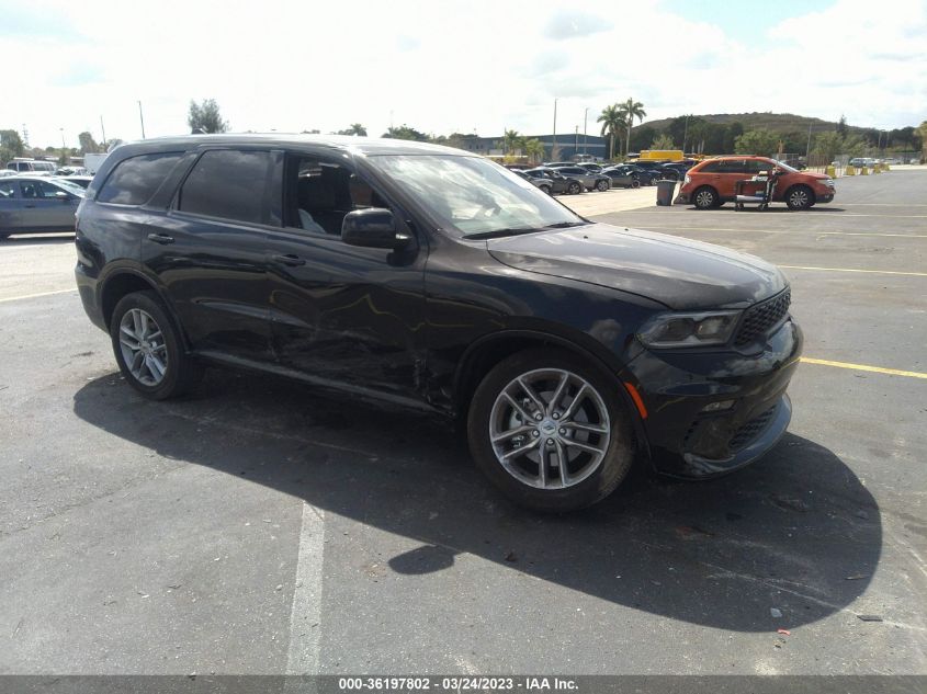 2022 DODGE DURANGO GT VIN: 1C4RDJDG2NC136516