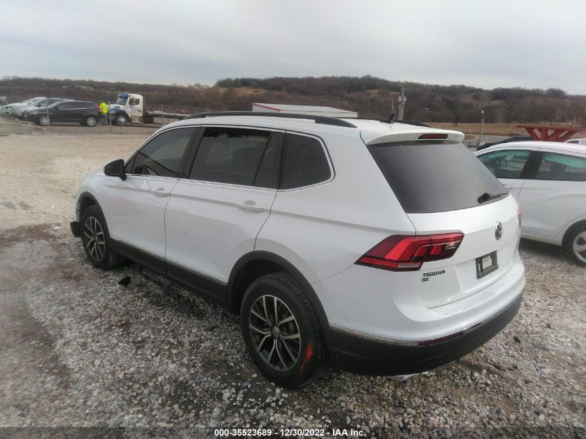 2020 VOLKSWAGEN TIGUAN SE/SEL/SE R-LINE BLACK VIN: 3VV2B7AX7LM008736