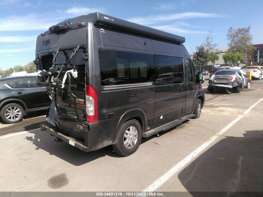 2021 RAM PROMASTER CARGO VAN VIN: 3C6LRVBG7ME568938