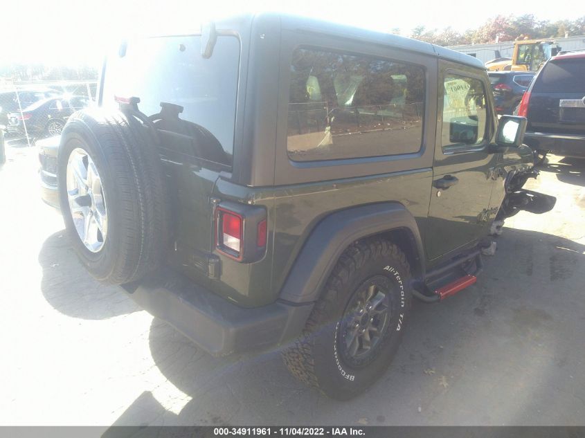 2021 JEEP WRANGLER SPORT S VIN: 1C4GJXAN5MW665428