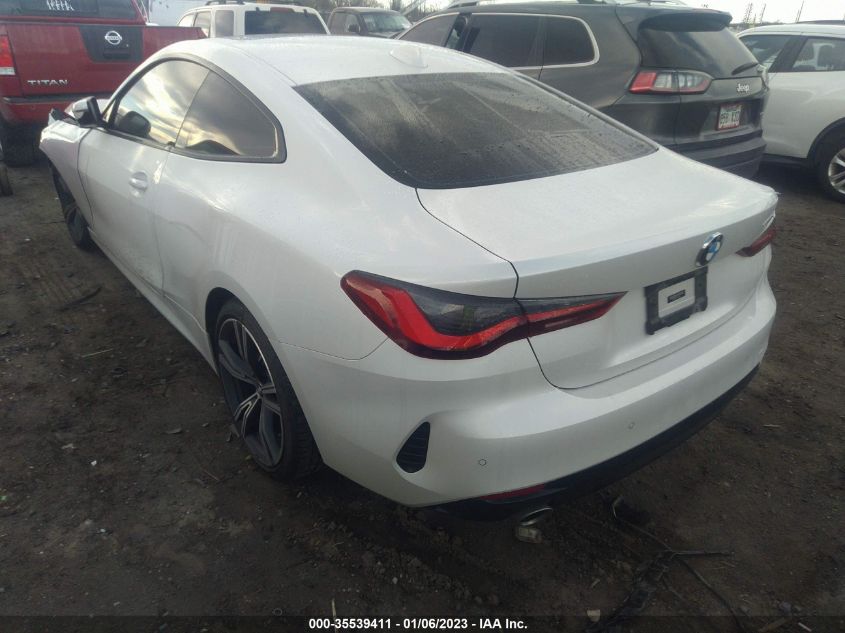 2021 BMW 4 SERIES 430I VIN: WBA53AP02MCG09393