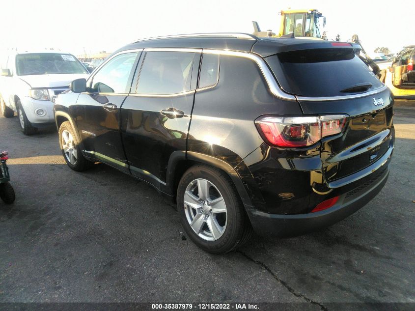 2022 JEEP COMPASS LATITUDE VIN: 3C4NJCBB9NT199126
