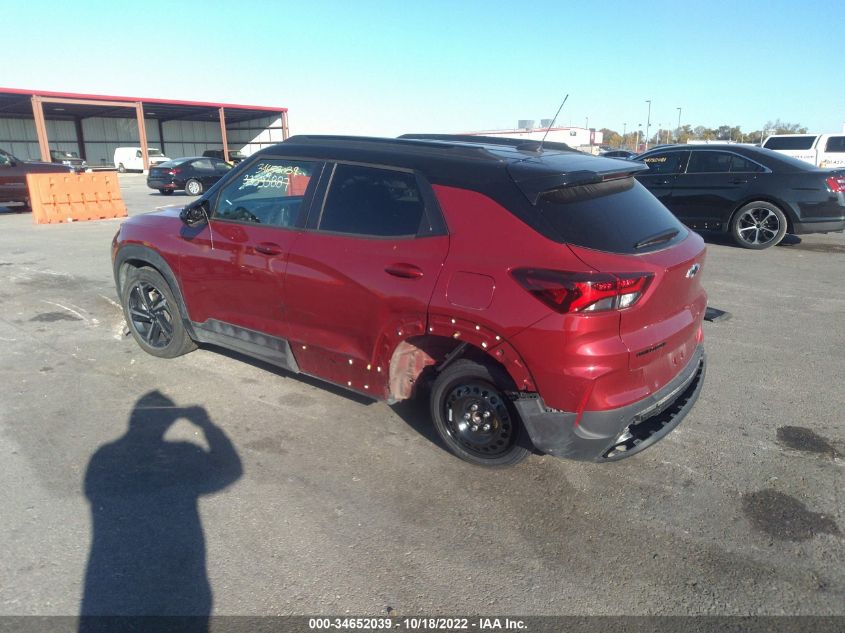 2021 CHEVROLET TRAILBLAZER RS VIN: KL79MTSL1MB043550