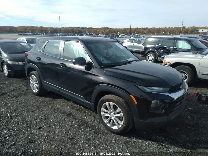 2021 CHEVROLET TRAILBLAZER LS VIN: KL79MMS23MB127382