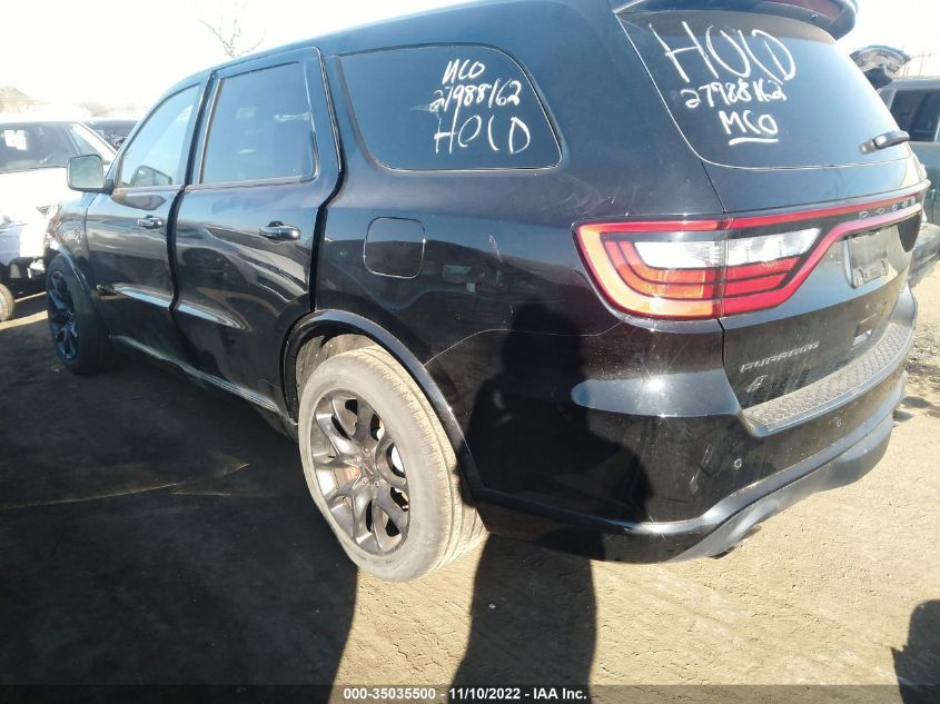 2021 DODGE DURANGO SRT HELLCAT VIN: 1C4SDJH91MC789818