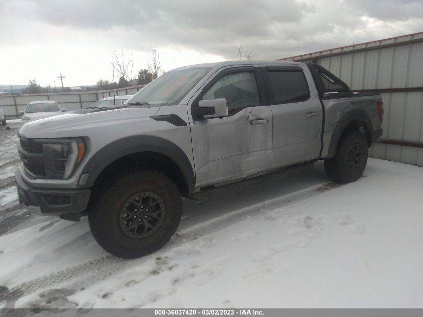 2022 FORD F-150 RAPTOR VIN: 1FTFW1RGXNFC26503