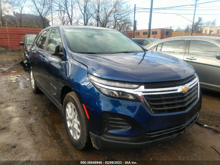 2022 CHEVROLET EQUINOX LS VIN: 2GNAXHEV1N6144133