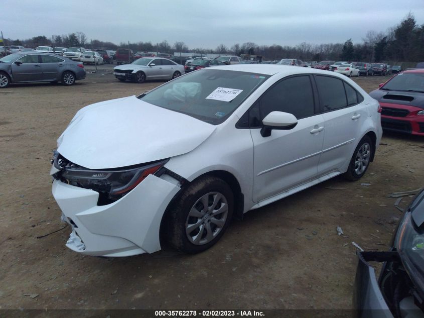 2022 TOYOTA COROLLA LE VIN: JTDEPMAE7N3032517