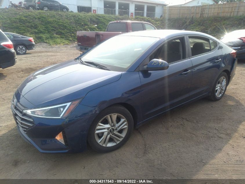 2020 HYUNDAI ELANTRA SEL VIN: 5NPD84LF2LH582501