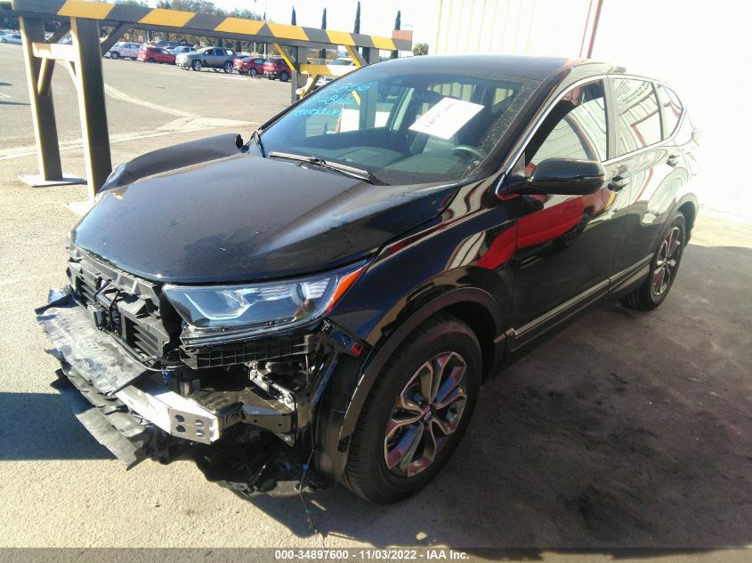 2022 HONDA CR-V EX VIN: 5J6RW1H53NA022758
