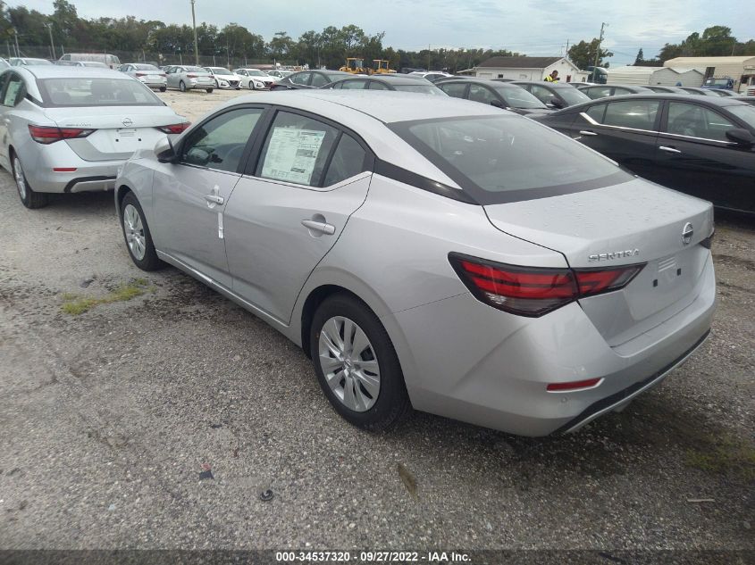 2022 NISSAN SENTRA S VIN: 3N1AB8BV0NY293307
