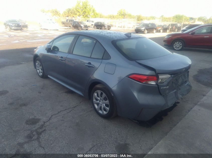 2022 TOYOTA COROLLA LE VIN: 5YFEPMAE4NP389953