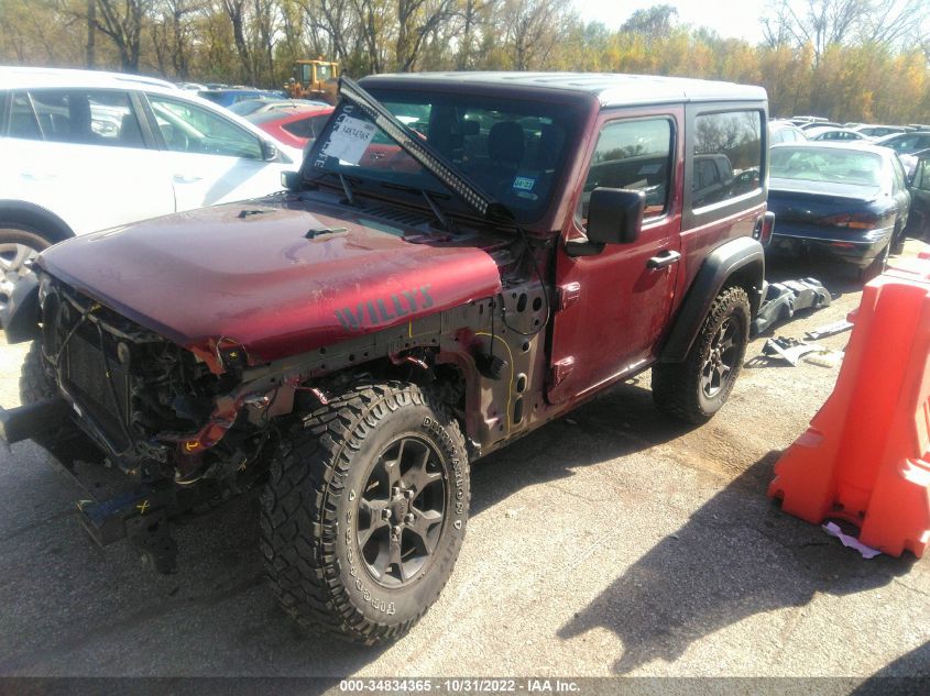 2021 JEEP WRANGLER WILLYS VIN: 1C4HJXAG8MW669124