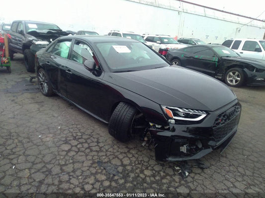 2022 AUDI S4 PRESTIGE VIN: WAUC4AF44NA019652