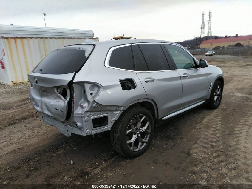 2021 BMW X3 XDRIVE30I VIN: 5UXTY5C03M9H50879