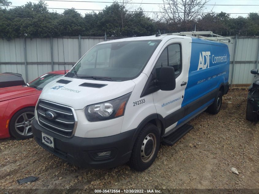2020 FORD TRANSIT CARGO VAN VIN: 1FTBR1Y8XLKA58527