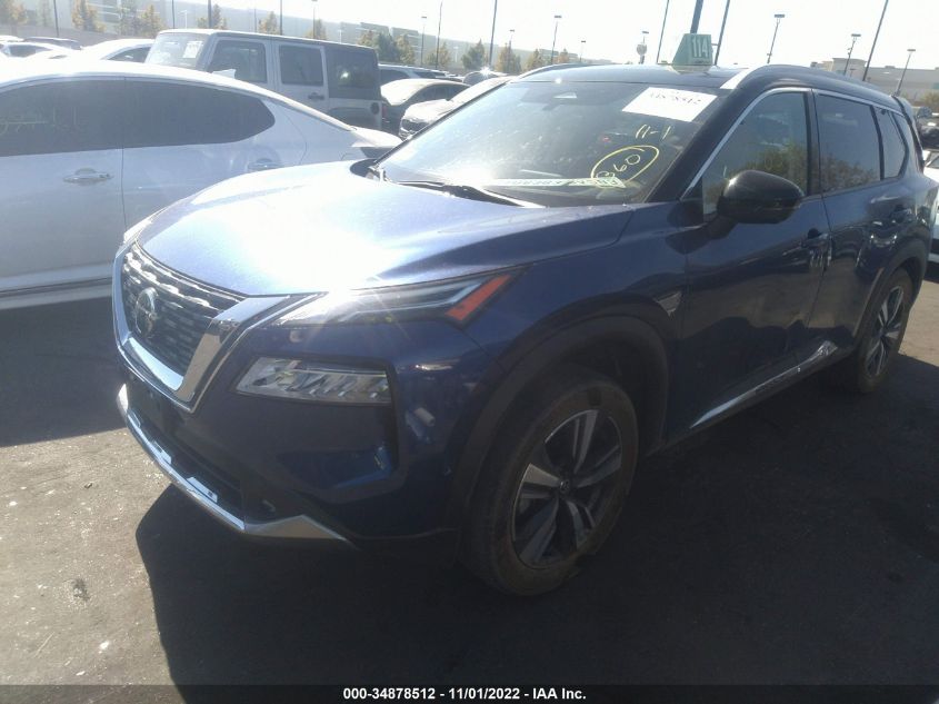 2021 NISSAN ROGUE PLATINUM VIN: JN8AT3DD5MW300599