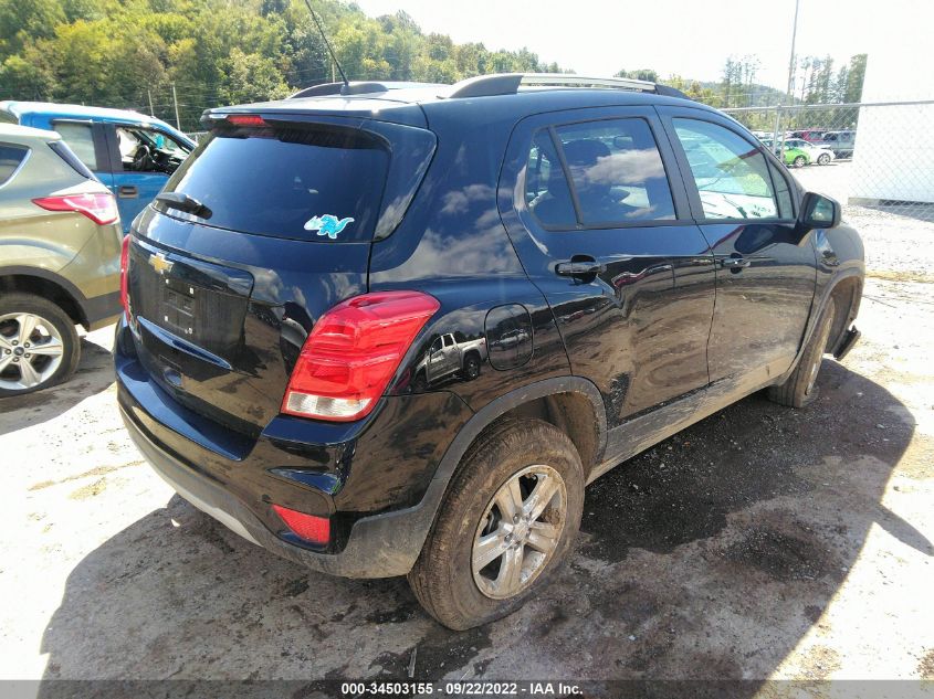 2022 CHEVROLET TRAX LT VIN: KL7CJPSM3NB525906