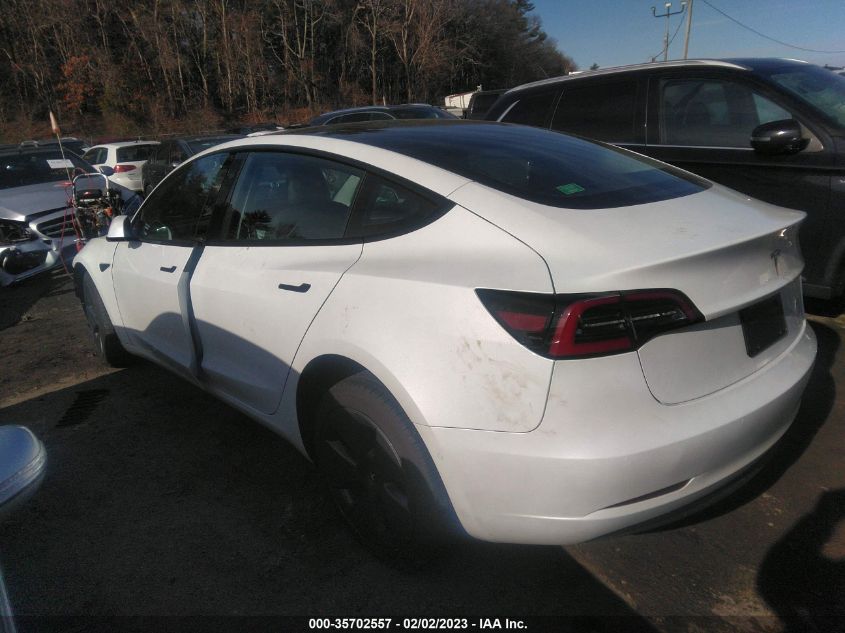 2022 TESLA MODEL 3 VIN: 5YJ3E1EA0NF315931