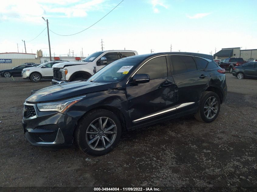 2020 ACURA RDX W/TECHNOLOGY PKG VIN: 5J8TC1H56LL017044