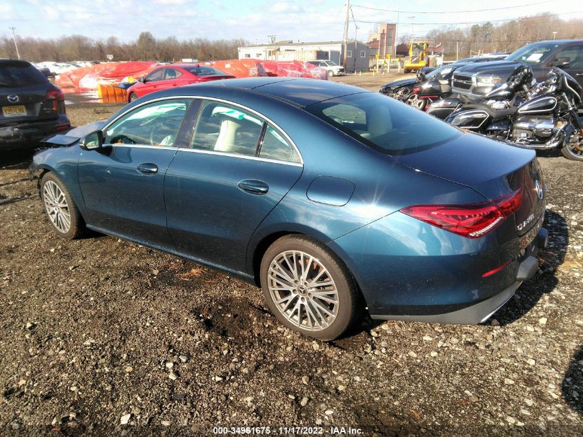 2020 MERCEDES-BENZ CLA CLA 250 VIN: WDD5J4HB3LN026962
