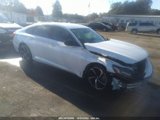 2021 HONDA ACCORD SEDAN SPORT VIN: 1HGCV1F30MA115124