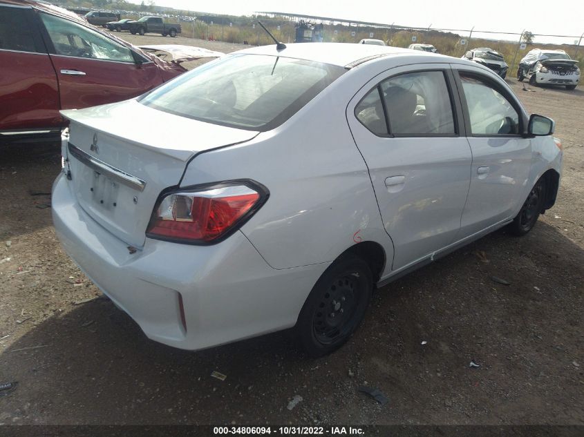 2021 MITSUBISHI MIRAGE G4 ES/LE/CARBONITE EDITION VIN: ML32FUFJ5MHF07262