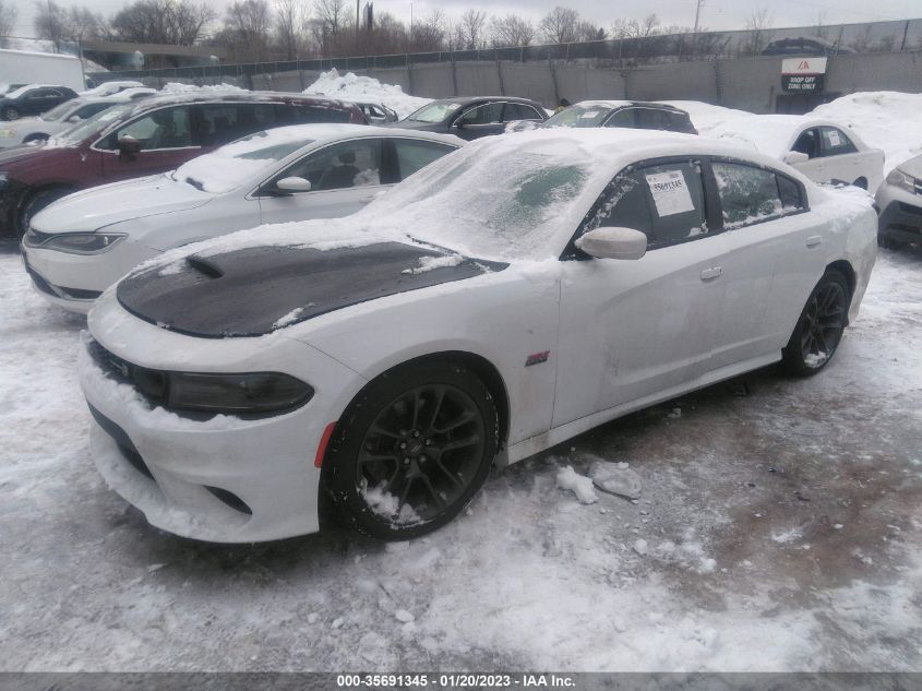 2021 DODGE CHARGER SCAT PACK VIN: 2C3CDXGJ3MH594839