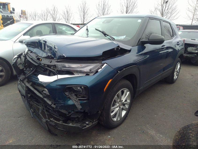 2021 CHEVROLET TRAILBLAZER LS VIN: KL79MNSL4MB129902
