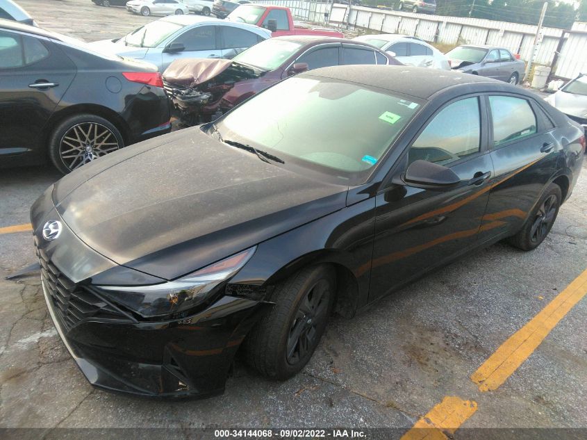 2021 HYUNDAI ELANTRA SEL VIN: 5NPLS4AG6MH040716