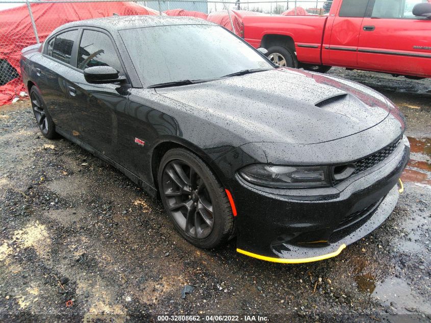 2021 DODGE CHARGER SCAT PACK VIN: 2C3CDXGJ8MH653416