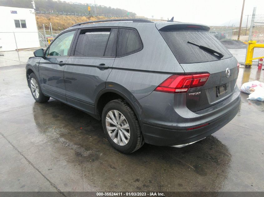 2020 VOLKSWAGEN TIGUAN S VIN: 3VV1B7AX4LM167404