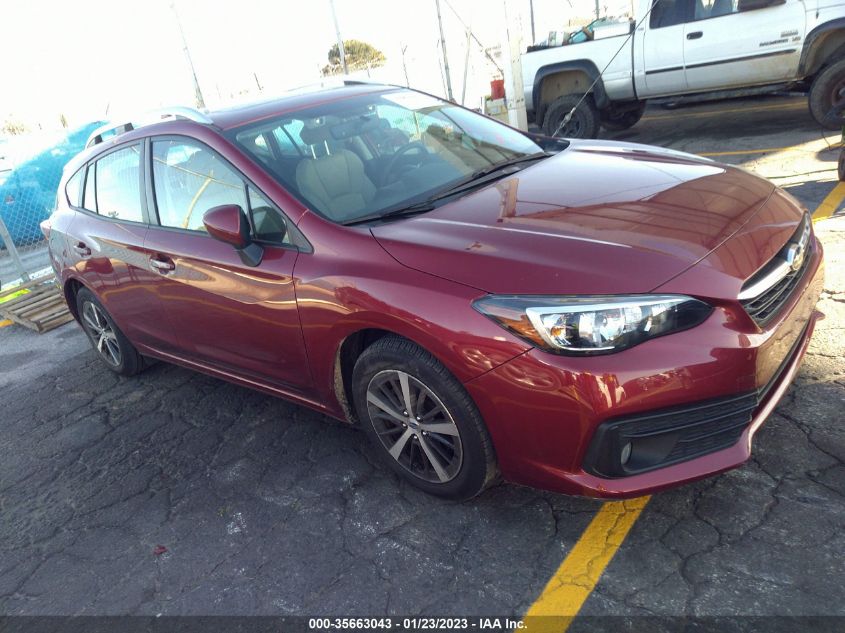 2021 SUBARU IMPREZA PREMIUM VIN: 4S3GTAD62M3715716