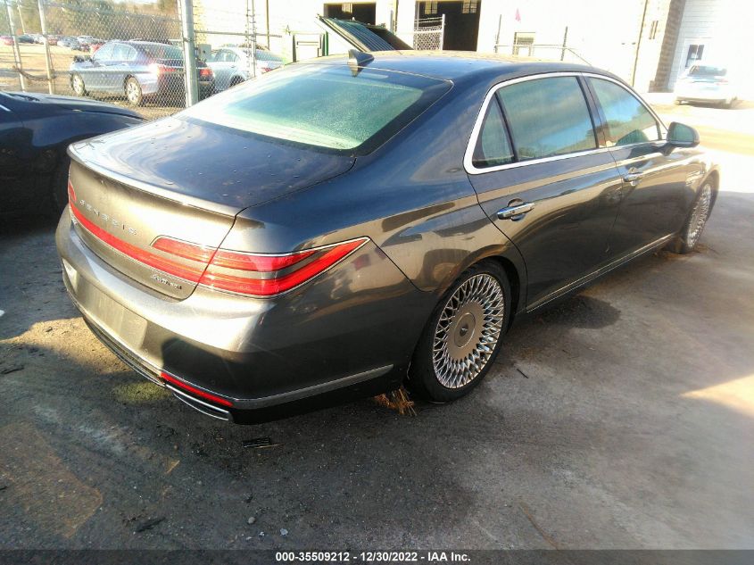2022 GENESIS G90 5.0L ULTIMATE VIN: KMTF54PH5NU092772