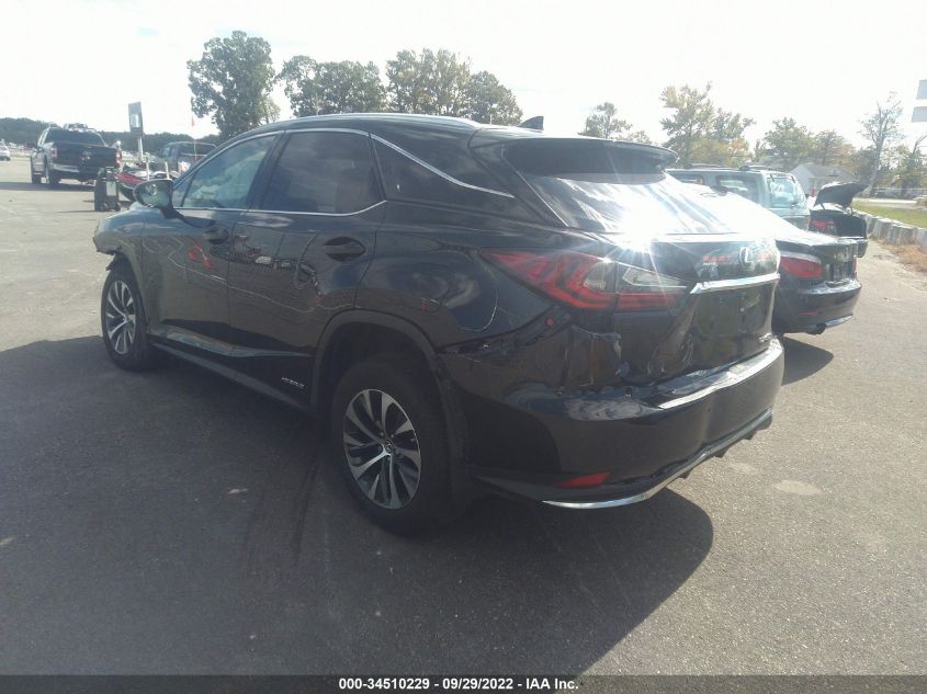 2021 LEXUS RX RX 450H VIN: 2T2HGMDA8MC065484
