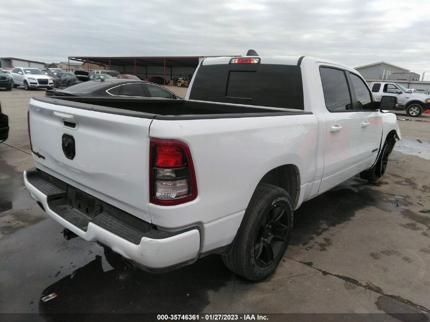 2021 RAM 1500 LONE STAR VIN: 1C6RREFT9MN835672