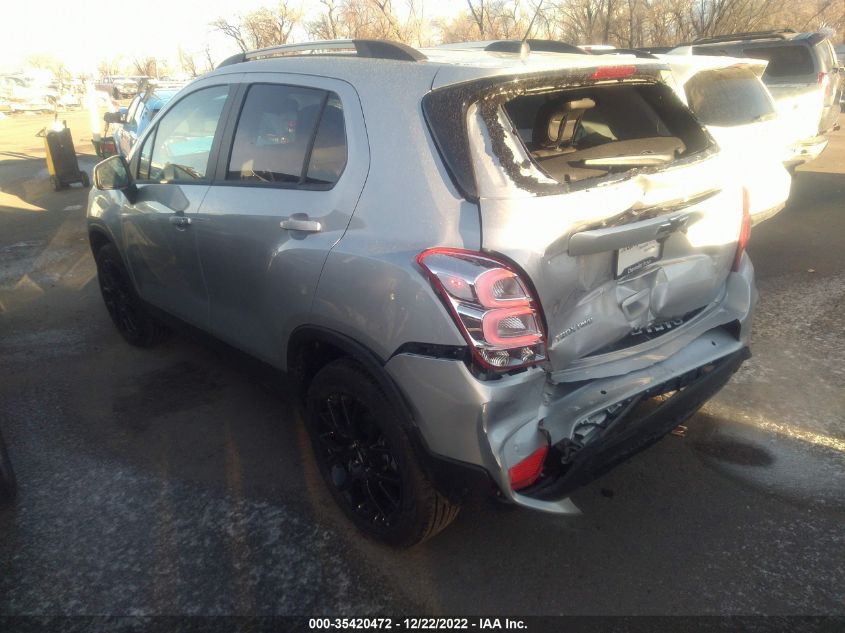 2022 CHEVROLET TRAX LT VIN: KL7CJPSM3NB557240