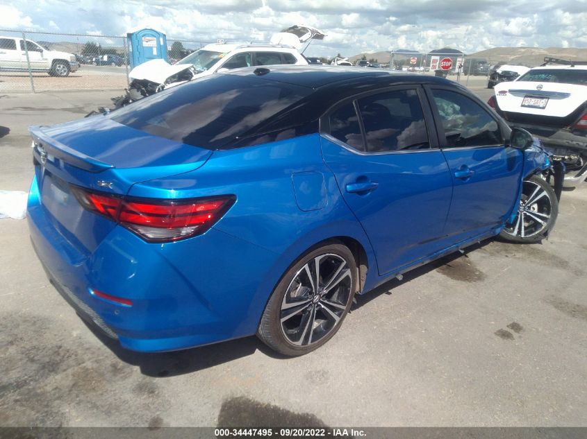 2021 NISSAN SENTRA SR VIN: 3N1AB8DV4MY231369