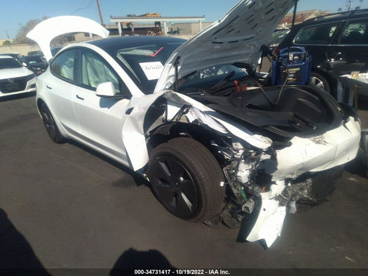 2022 TESLA MODEL 3 LONG RANGE VIN: 5YJ3E1EB4NF325595