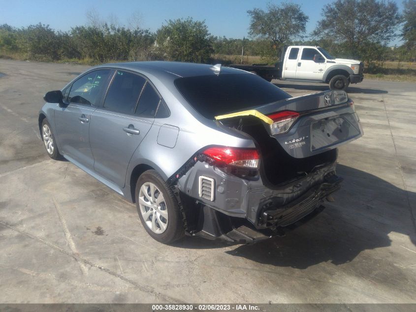 2022 TOYOTA COROLLA LE VIN: JTDEPMAE2NJ192736