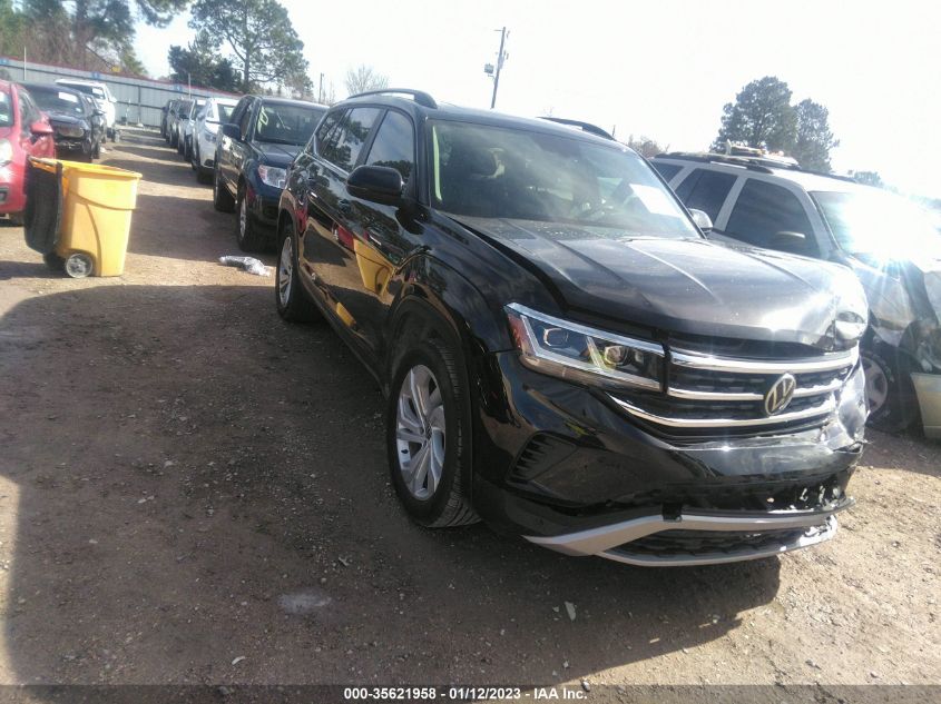 2021 VOLKSWAGEN ATLAS 3.6L V6 SE W/TECHNOLOGY VIN: 1V2JR2CA7MC603833