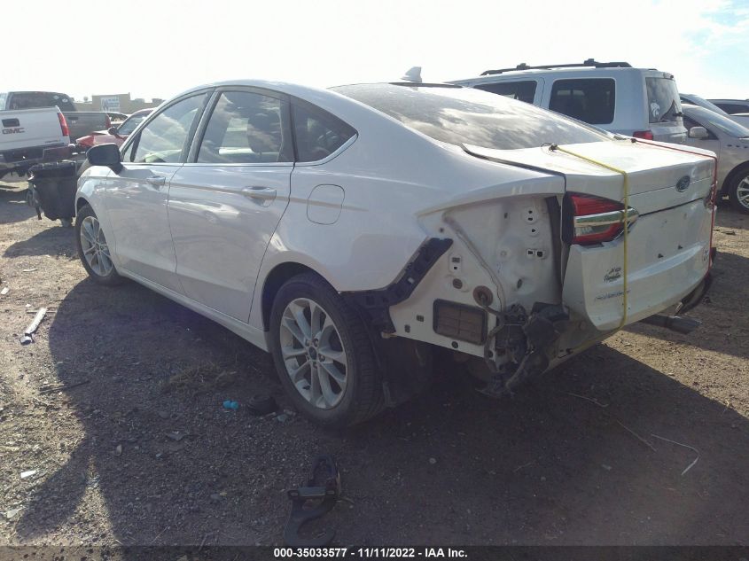 2020 FORD FUSION SE VIN: 3FA6P0HD3LR256916