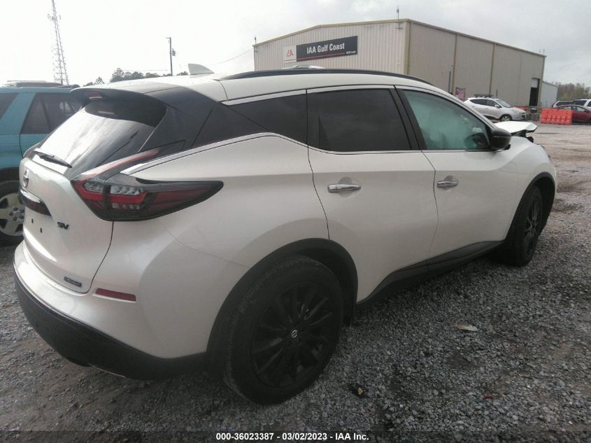 2022 NISSAN MURANO SV VIN: 5N1AZ2BJ6NC129633