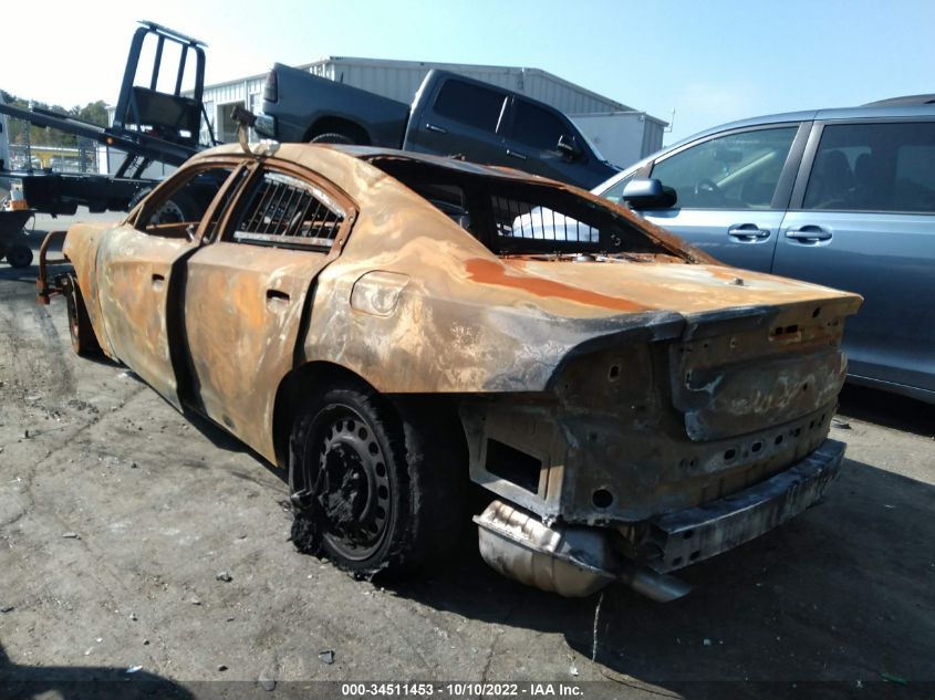 2021 DODGE CHARGER POLICE VIN: 2C3CDXKG7MH640541